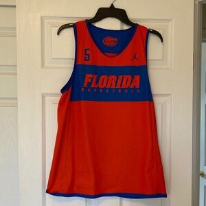 Florida Basketball Tank Top - Orange and Blue